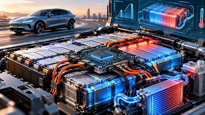 Microcontroller-Based Battery Management System Architectures for Electric Vehicle Thermal Optimization
